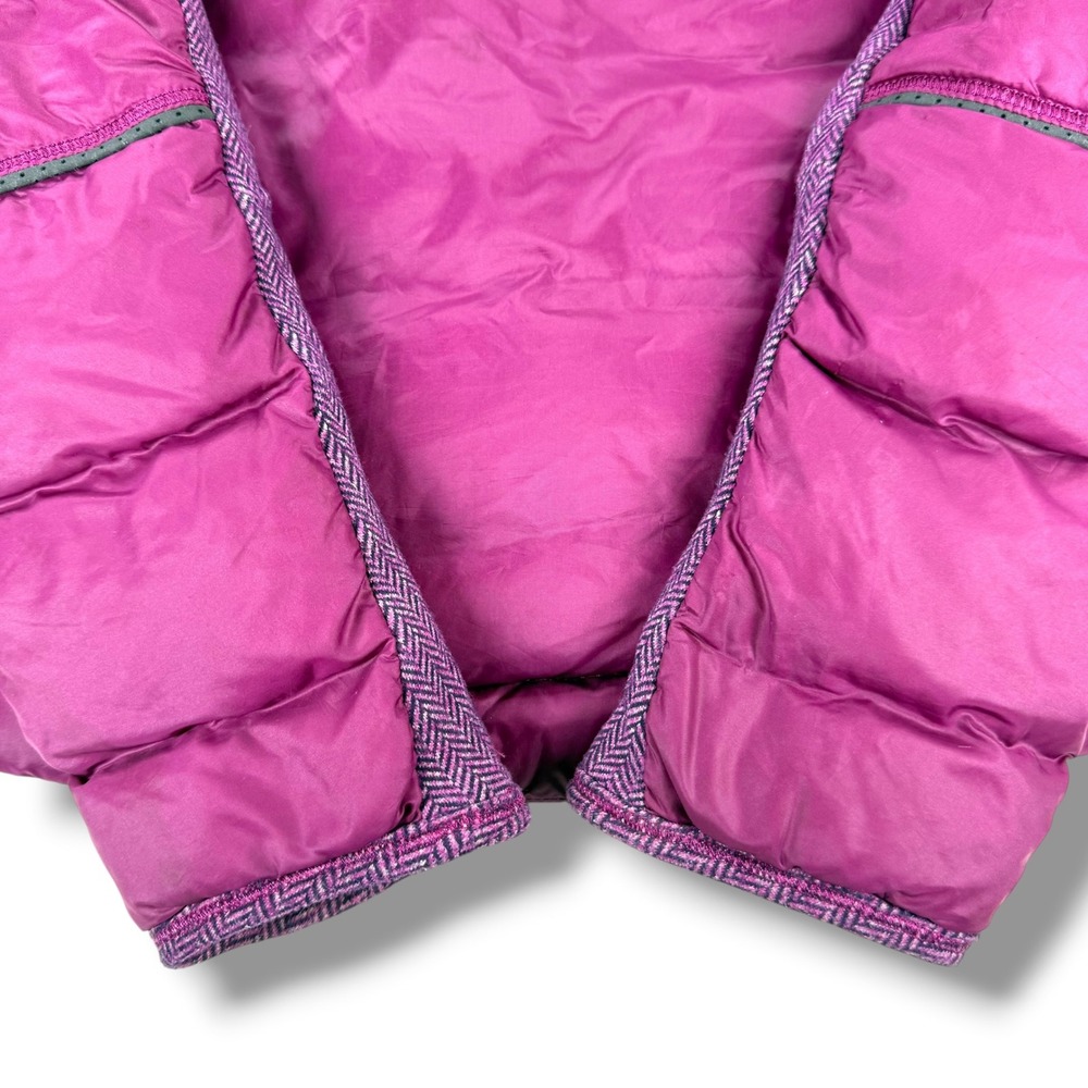 Ivivva (by Lululemon) Up to Snow Good Down Puffer Hooded Jacket Girls 14 Purple - Picture 6 of 15